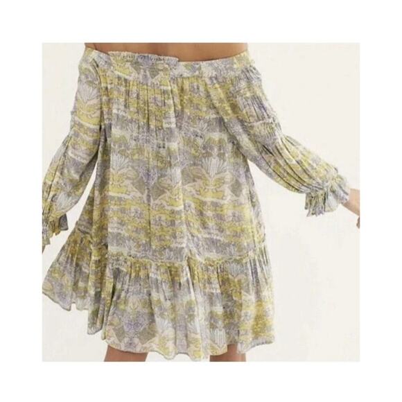 NWT Free People See You Later Swing Mini Dress Off Shoulder XS (Fits up to M) - Picture 3 of 4